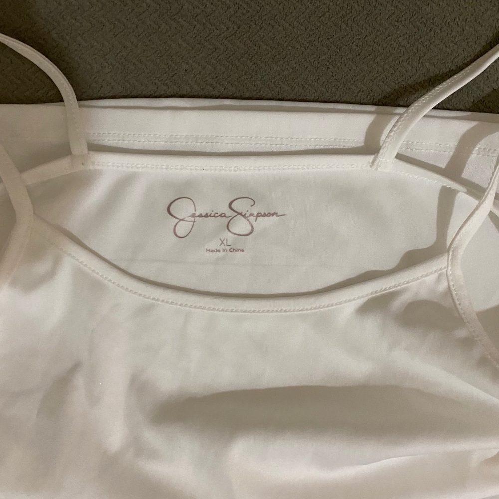 Jessica Simpson slip on white